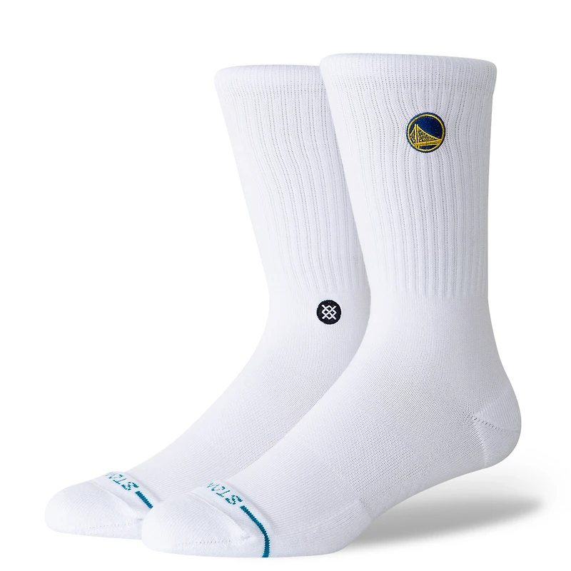 Chaussettes unisexes Stance Golden State Warriors à écusson tricotées