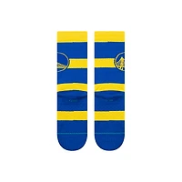 Unisex  Stance Golden State Warriors Prep Stripe Crew Sock