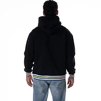 Unisex The Wild Collective Black Golden State Warriors Custom Rib Tonal Premium Hoodie