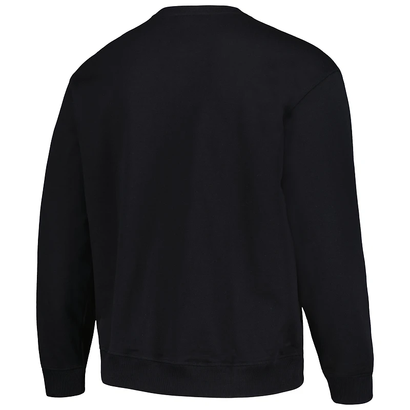 Sweat-shirt unisexe The Wild Collective Golden State Warriors Drip Pullover noir