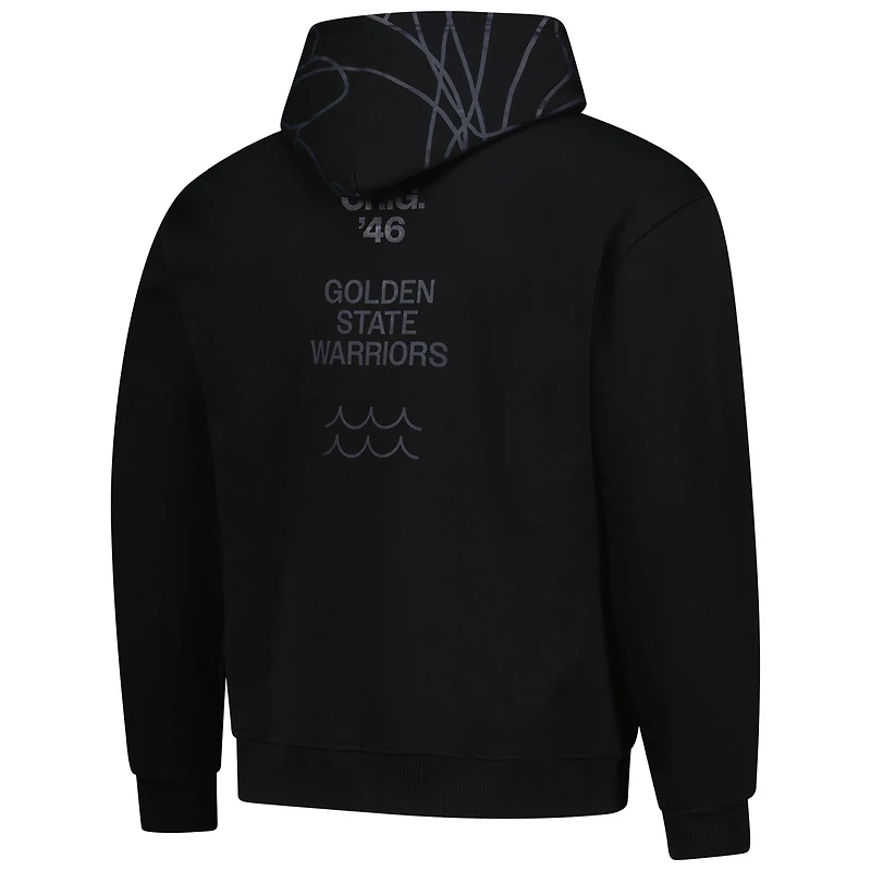 Unisex The Wild Collective Golden State Warriors Blackout Hoodie