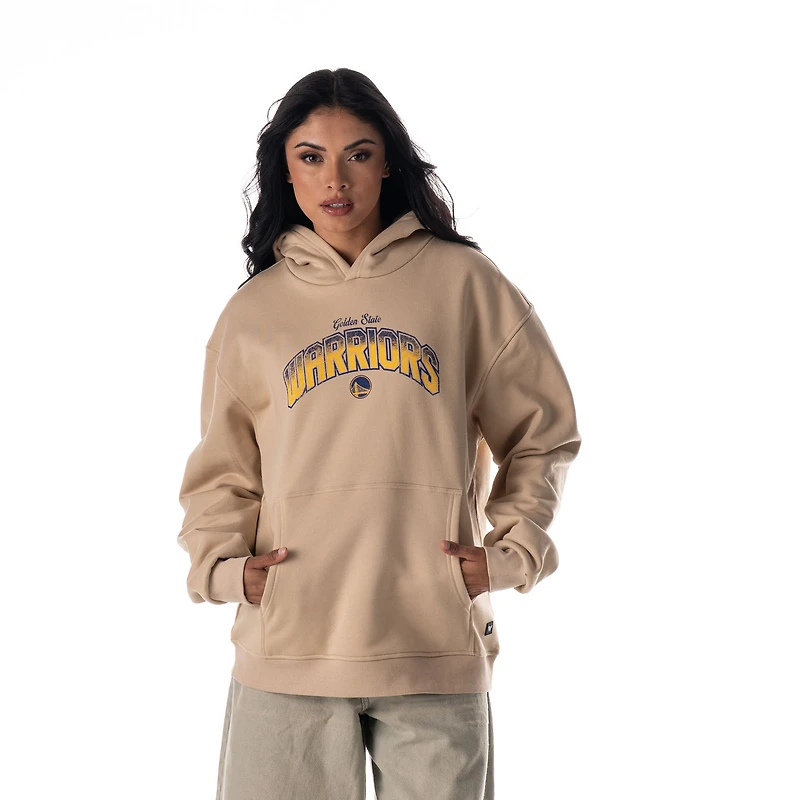 Unisex The Wild Collective  Tan Golden State Warriors Mantra Premium Hoodie
