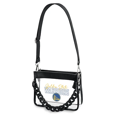 Mini sac bandoulière à chaîne en plastique WEAR by Erin Andrews des Golden State Warriors