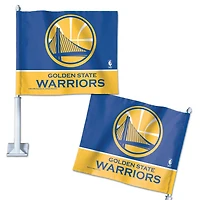 Drapeau de voiture double face WinCraft Golden State Warriors 11"x 13"