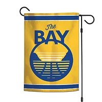 Drapeau de jardin double face WinCraft Golden State Warriors 12'' x 18''