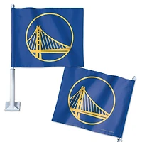 WinCraft Golden State Warriors Double-Sided Car Flag