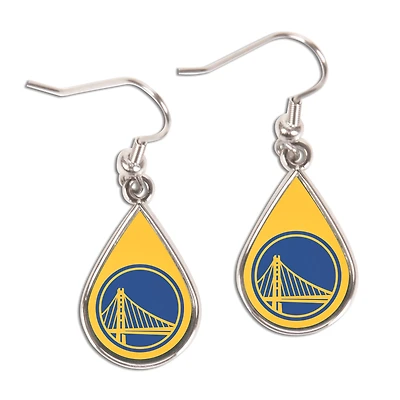 WinCraft Golden State Warriors Boucles d'oreilles pendantes en forme de larme
