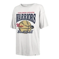 Women's '47  White Golden State Warriors City Edition Down Court Sadie T-Shirt