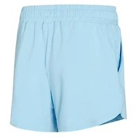 Ensemble haut à manches longues et short bleu clair Elevation Tri-Blend pour femme Concepts Sport Golden State Warriors