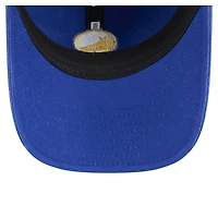 Casquette ajustable New Era Royal Golden State Warriors Gameday Preppy 9TWENTY pour femme