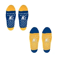 Women's Starter  Royal/Gold Golden State Warriors Home and Away Cozy Socks 2 Pack
