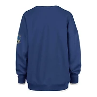 Sweat-shirt oversize pour femme Golden State Warriors Rise Wax Pack Daze '80s Blue '47
