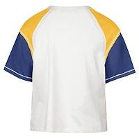 T-shirt court '47 crème Golden State Warriors Premier Raglan pour femmes