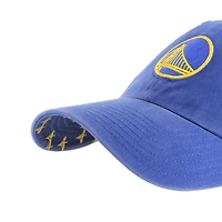 Women's '47  Royal Golden State Warriors Confetti Undervisor Clean Up Adjustable Hat