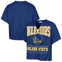 T-shirt oversize à col cranté Elation « 47 Royal Golden State Warriors » pour femme