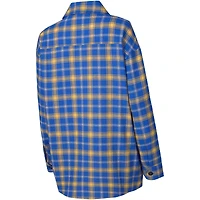 COL WARIOR ROYAL GOLD WOMENS FA23 BOYFRIEND NIGHTSHIRT SHRLADL-S