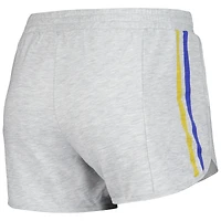 Women's Concepts Sport Gray Golden State Warriors Cedar Long Sleeve Top & Shorts Sleep Set