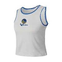 Débardeur en maille hacci Neptune gris Golden State Warriors de Concepts Sport pour femme
