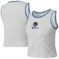 Women's Concepts Sport  Gray Golden State Warriors Neptune Hacci Knit Tank Top