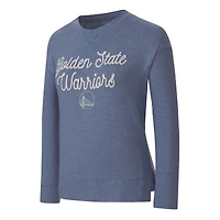 T-shirt à manches longues Concepts Sport Royal Golden State Warriors Rigor pour femme