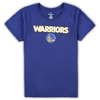 Women's Fanatics Royal/Heather Gray Golden State Warriors Plus T-Shirt & Shorts Combo Set