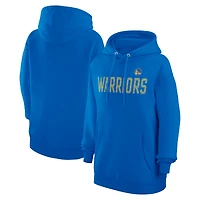 Sweat à capuche imprimé pois G-III 4Her par Carl Banks Royal Golden State Warriors pour femme