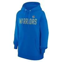 Sweat à capuche imprimé pois G-III 4Her par Carl Banks Royal Golden State Warriors pour femme