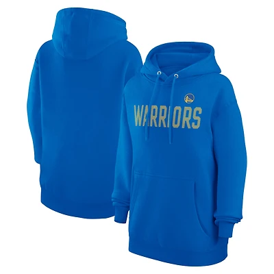 Sweat à capuche imprimé pois G-III 4Her par Carl Banks Royal Golden State Warriors pour femme