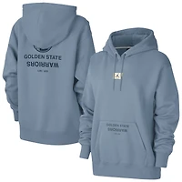 Sweat à capuche Jordan Brand Golden State Warriors Courtside Statement Edition Premium pour femme Bleu