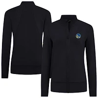 Veste zippée intégrale noire pour femme Levelwear Golden State Warriors Shine