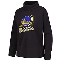 Sweat-shirt noir Levelwear Golden State Warriors Sunset pour femmes