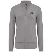 Women's Levelwear Gray Golden State Warriors Shine Full-Zip Jacket