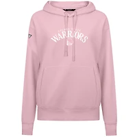 Women's Levelwear  Light Pink Golden State Warriors Mother's Day Adorn Arched Pullover Hoodie