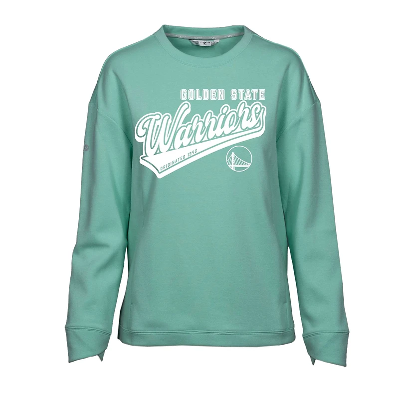Sweat-shirt à capuche Fiona Sweep pour femme, couleur menthe, des Golden State Warriors