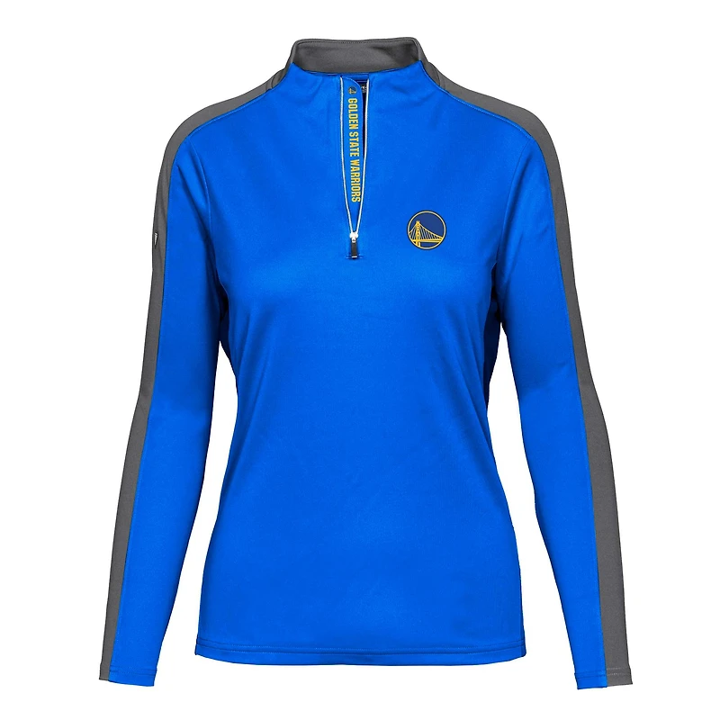 Pull-over à fermeture éclair quart de tour Remi Insignia Core pour femme des Golden State Warriors Levelwear Royal