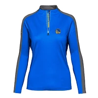 Pull-over à fermeture éclair quart de tour Remi Insignia Core pour femme des Golden State Warriors Levelwear Royal