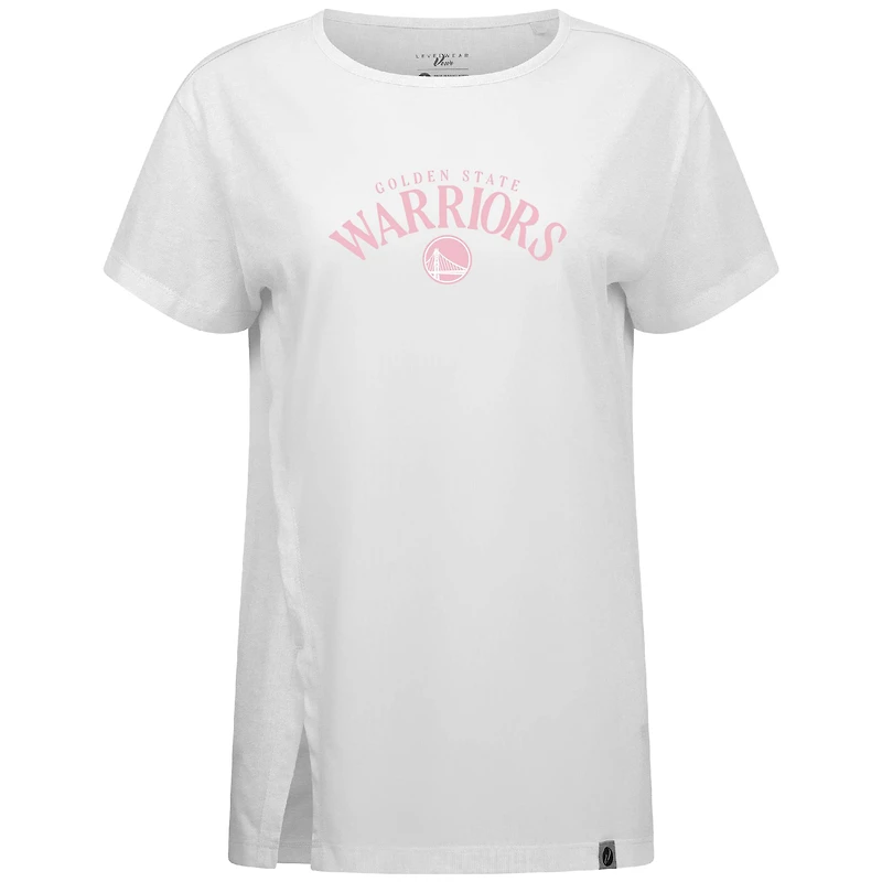 Women's Levelwear White Golden State Warriors Mother's Day Influx Arch T-Shirt