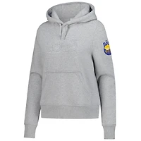 Women's Lolë  Gray Golden State Warriors Icon Pullover Hoodie