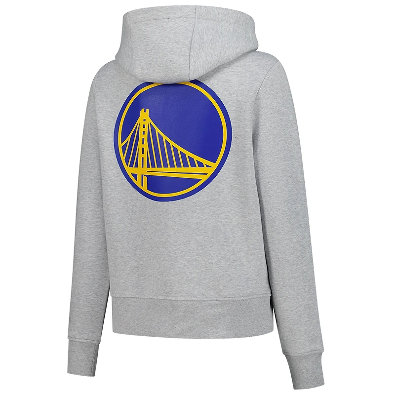 Women's Lolë  Gray Golden State Warriors Icon Pullover Hoodie