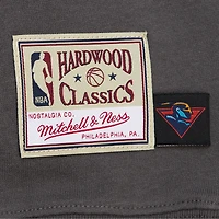 Sweat-shirt léger noir pour femme Mitchell & Ness Golden State Warriors Hardwood Classics