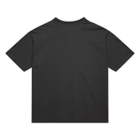 T-shirt boyfriend surdimensionné pour femme Mitchell & Ness Charcoal Golden State Warriors Hardwood Classics