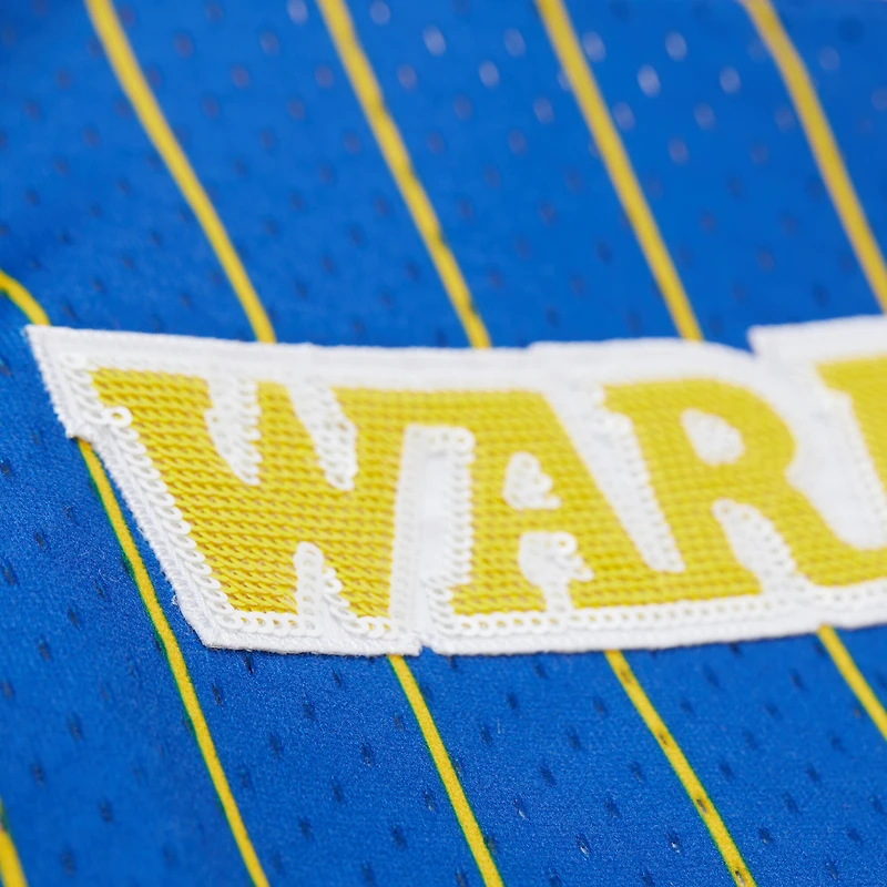 Maillot de basket-ball court tendance pour femme Mitchell & Ness x DANNIJO Chris Mullin Royal Golden State Warriors