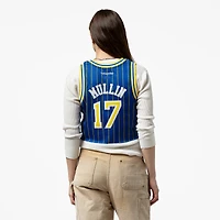 Maillot de basket-ball court tendance pour femme Mitchell & Ness x DANNIJO Chris Mullin Royal Golden State Warriors