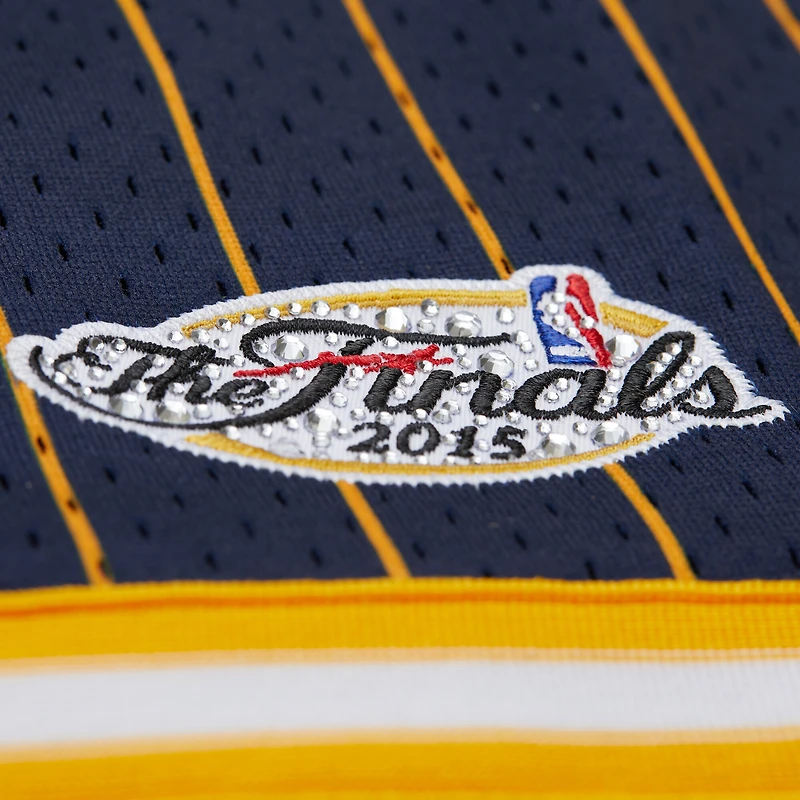 Jupe micro bleu marine pour femme Mitchell & Ness x DANNIJO des Golden State Warriors