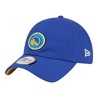 Casquette New Era Royal Golden State Warriors Sparkle pour femme, style classique décontracté et ajustable