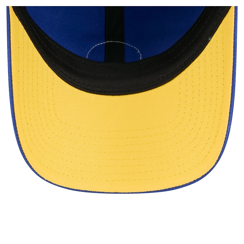 Casquette New Era Royal Golden State Warriors Sparkle pour femme, style classique décontracté et ajustable