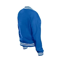 Veste à boutons-pression rétro New Era Royal Golden State Warriors pour femme