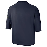 Women's Nike Navy Golden State Warriors 2024/25 City Edition Courtside Boxy T-Shirt