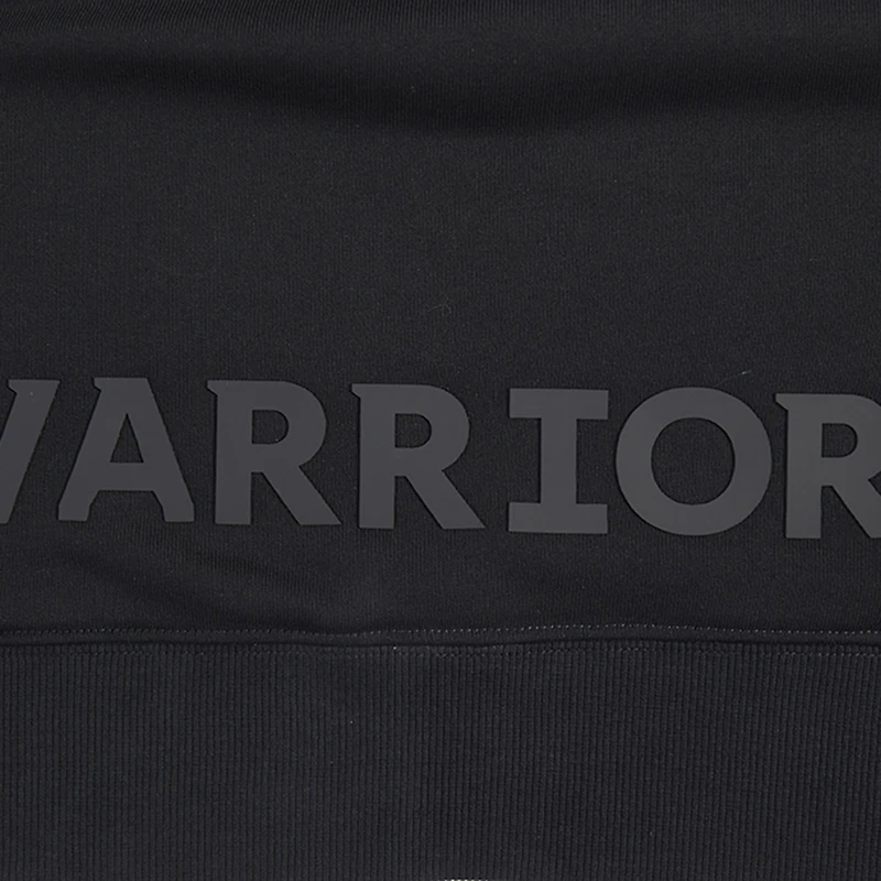 Women's Pro Standard Black Golden State Warriors Jewels Cropped Pullover Hoodie