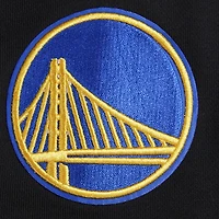 Women's Pro Standard Black Golden State Warriors Paint The City Cropped Pullover Sweatshirt